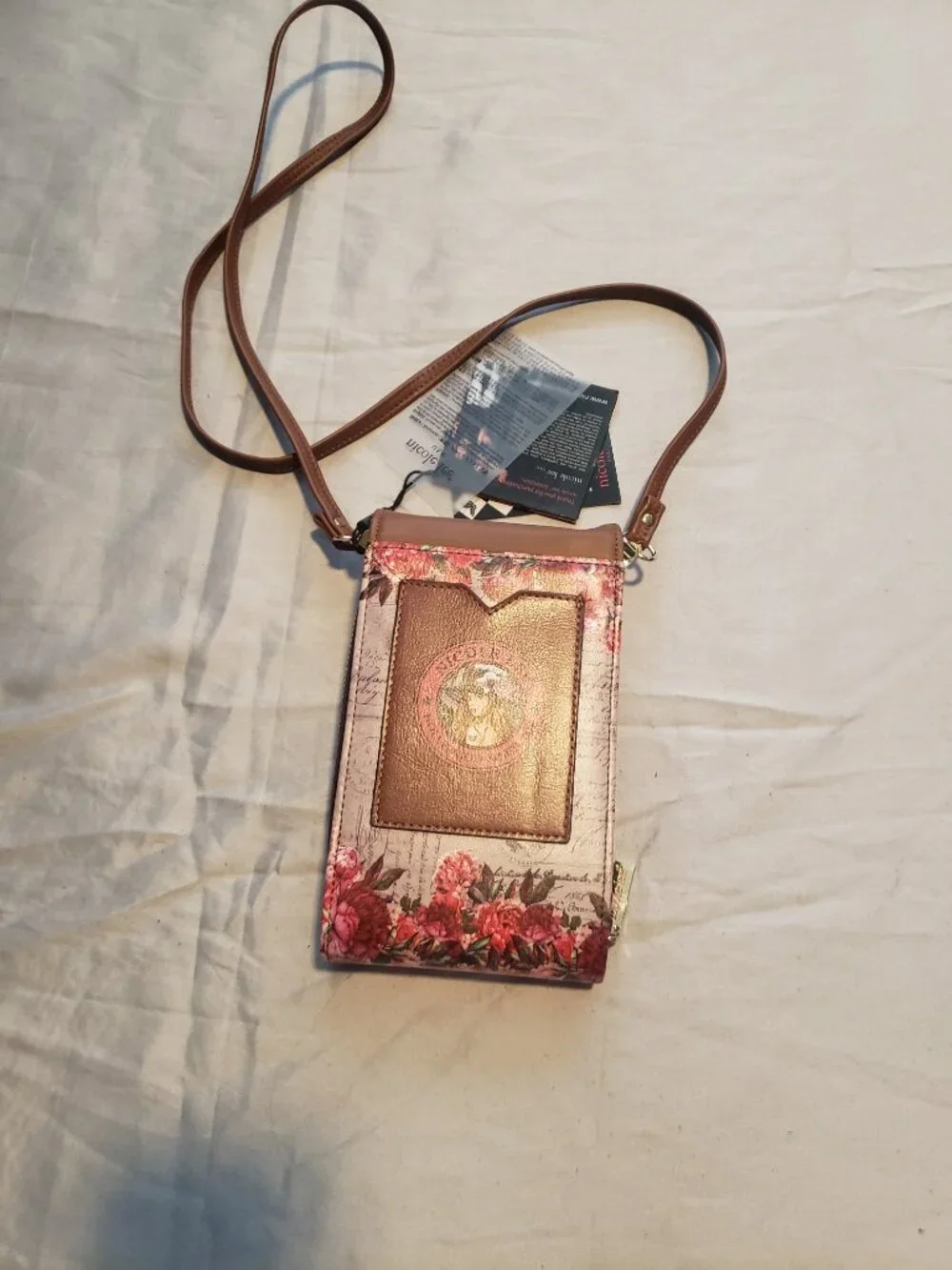 NWT Nicole Lee Vivian Dreams Paris Mini Crossbody Phone Bag